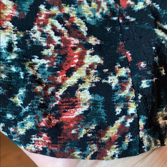 Elegant Black and Multicolor Lace Mini Dress - Picture 4 of 8